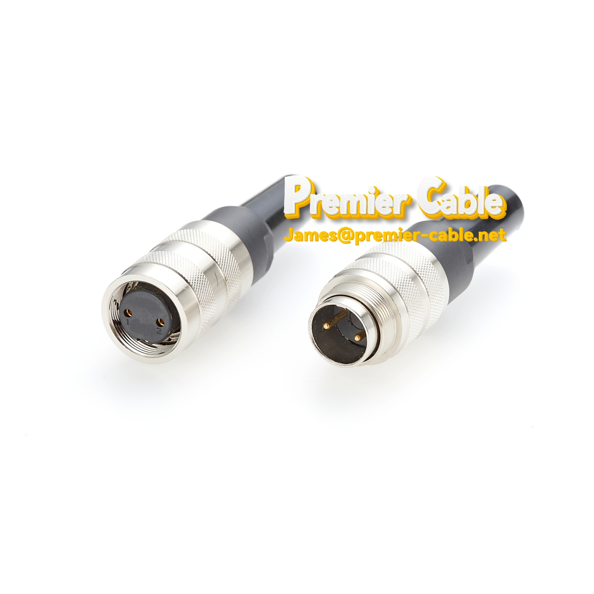 M16 Connector 2 Pin 3 Pin Assembly Type IP67 Rated 